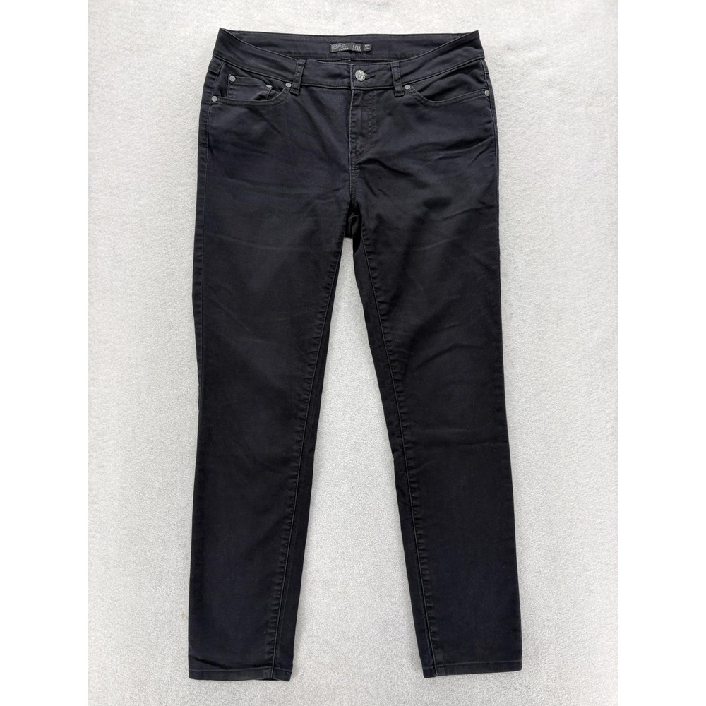 PrAna Kayla Skinny Jeans Womens 8/29 Black Stretch Organic Cotton Denim Hiking